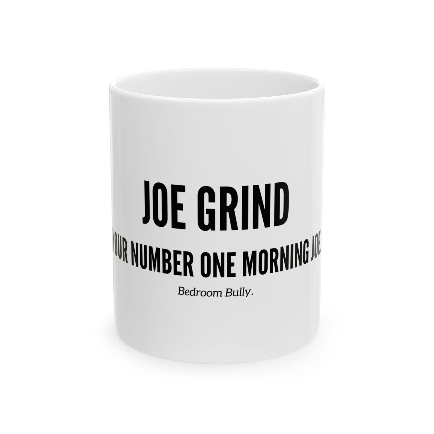 Jamaican Coffee Mug "JOE GRIND: YOUR NUMBER ONE MORNING JOE" - PLAIN