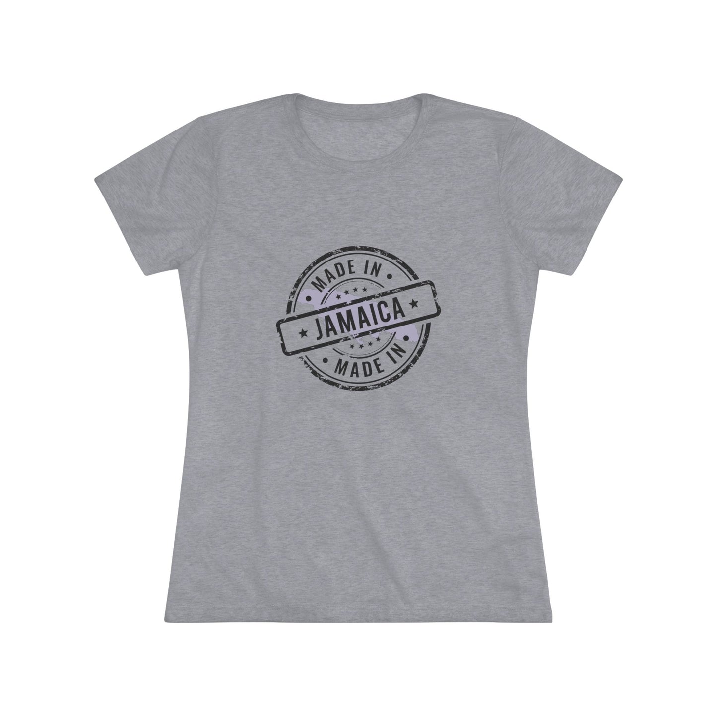 JAMAICA + MADE IN JAMAICA Women's Triblend Tee  - Casual Soft T-Shirt