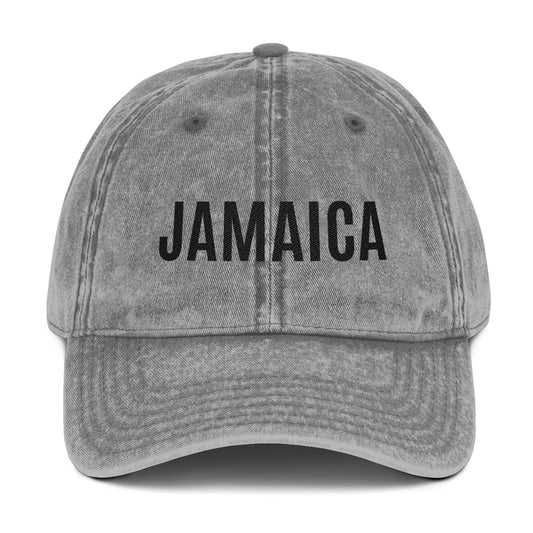 Vintage Jamaica Cap - Casual Embroidered Hat