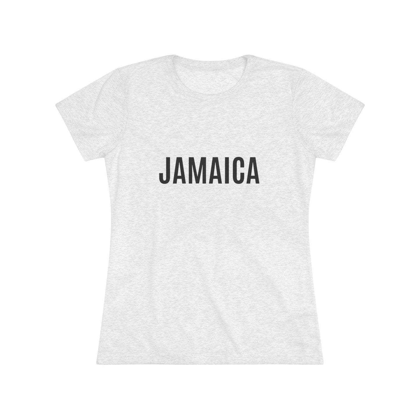 JAMAICA + MADE IN JAMAICA Women's Triblend Tee  - Casual Soft T-Shirt