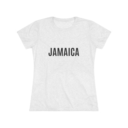 JAMAICA + MADE IN JAMAICA Women's Triblend Tee  - Casual Soft T-Shirt