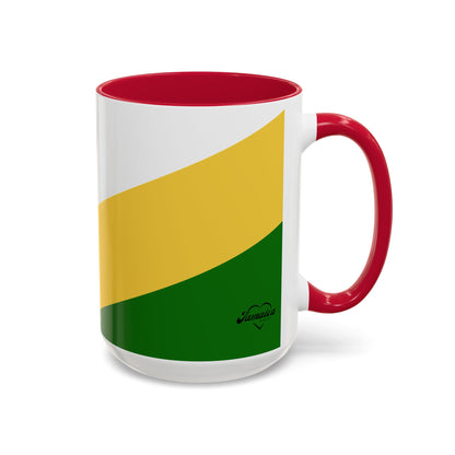 Vibrant Geometric Mug - Jamaica Inspired