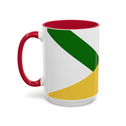 Vibrant Geometric Mug - Jamaica Inspired