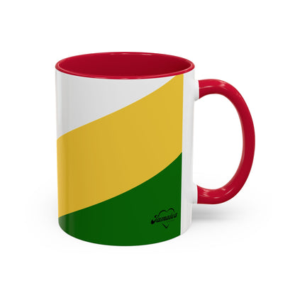 Vibrant Geometric Mug - Jamaica Inspired
