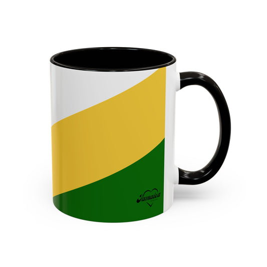 Vibrant Geometric Mug - Jamaica Inspired